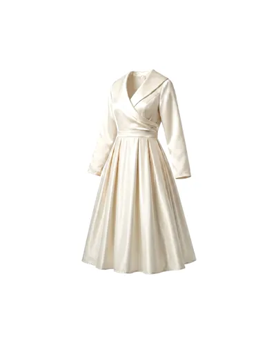 Vestido Midi Marfil