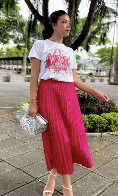 Camiseta Estampado Glam