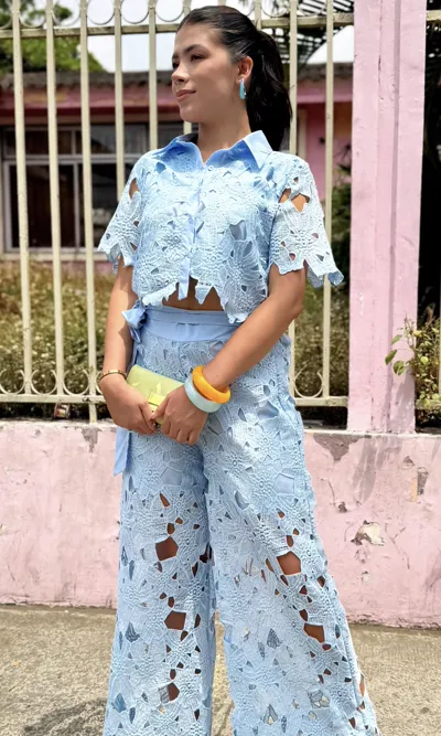 Conjunto Encaje Calado