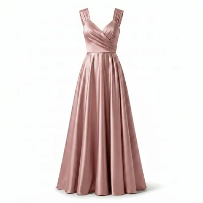 Vestido de Gala Falda Amplia