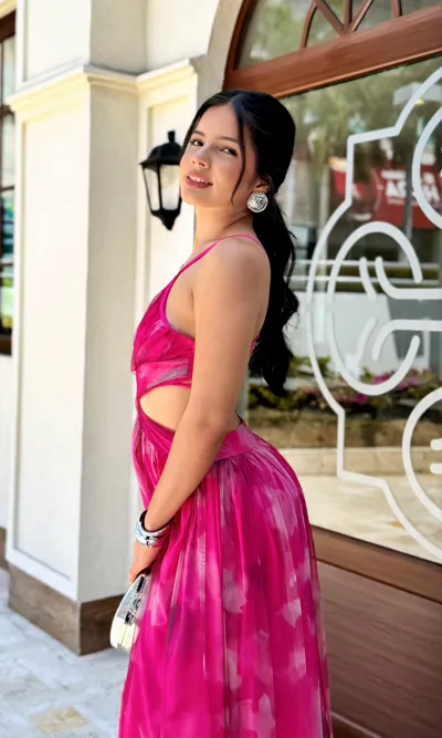 Vestido Largo Cruzado Degradado