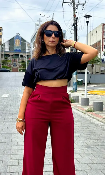 Blusa Cropped Suelta