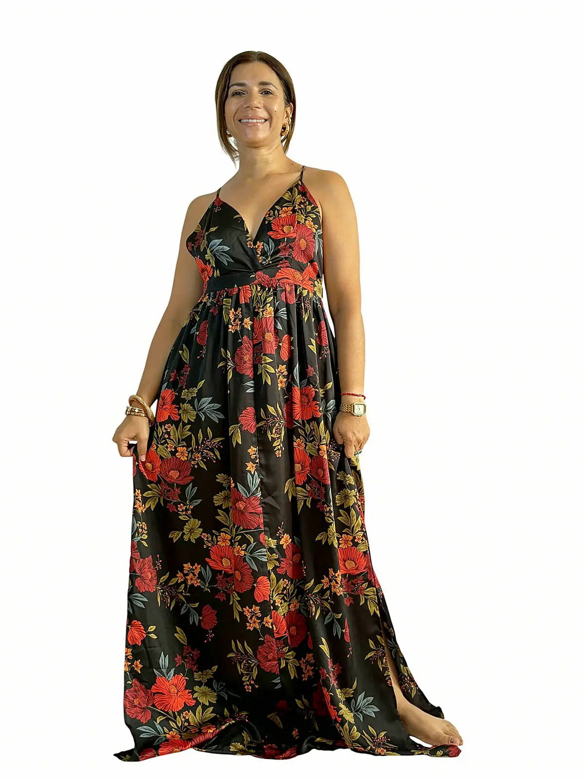 Vestido Largo Floral