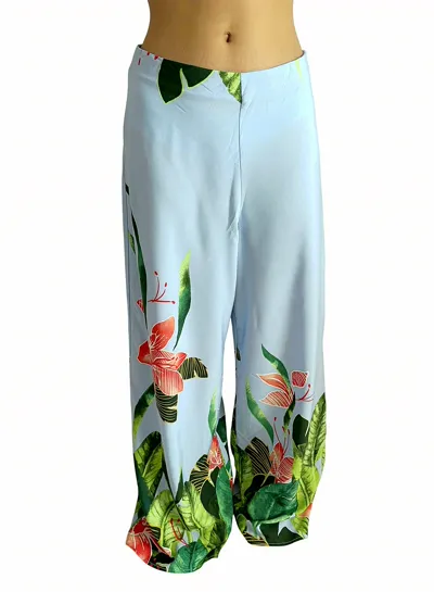 Pantalón Celeste Tropical