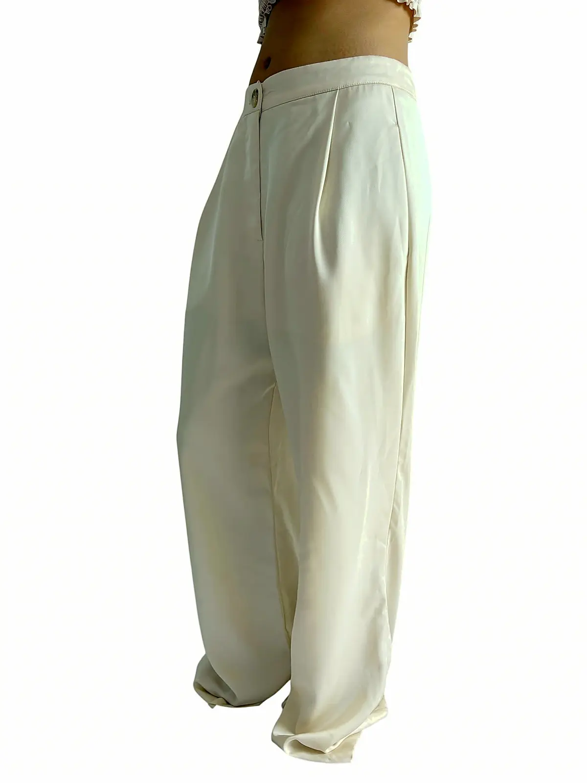 Pantalón Beige Fluido