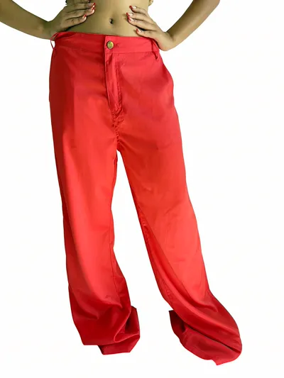 Pantalón Rojo Amplio