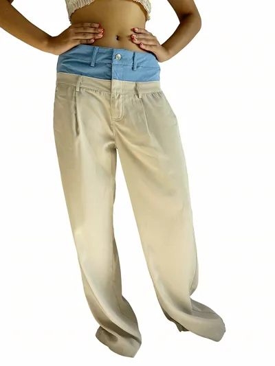 Pantalón Beige Denim