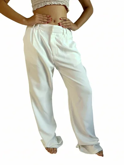 Pantalón Blanco Pinzas