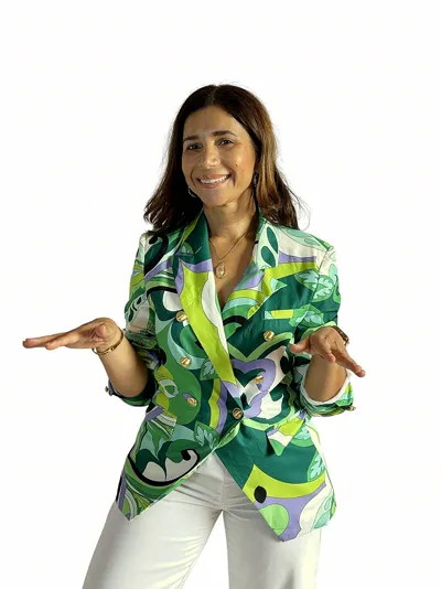 Blazer Estampado Verde