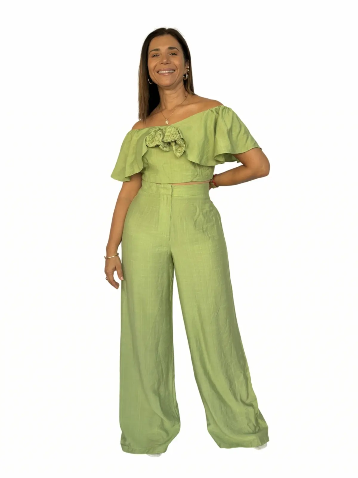 Conjunto Verde Volante