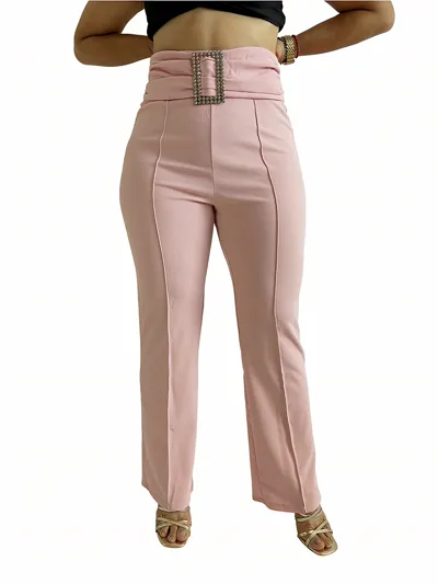 Pantalón Rosa Hebilla