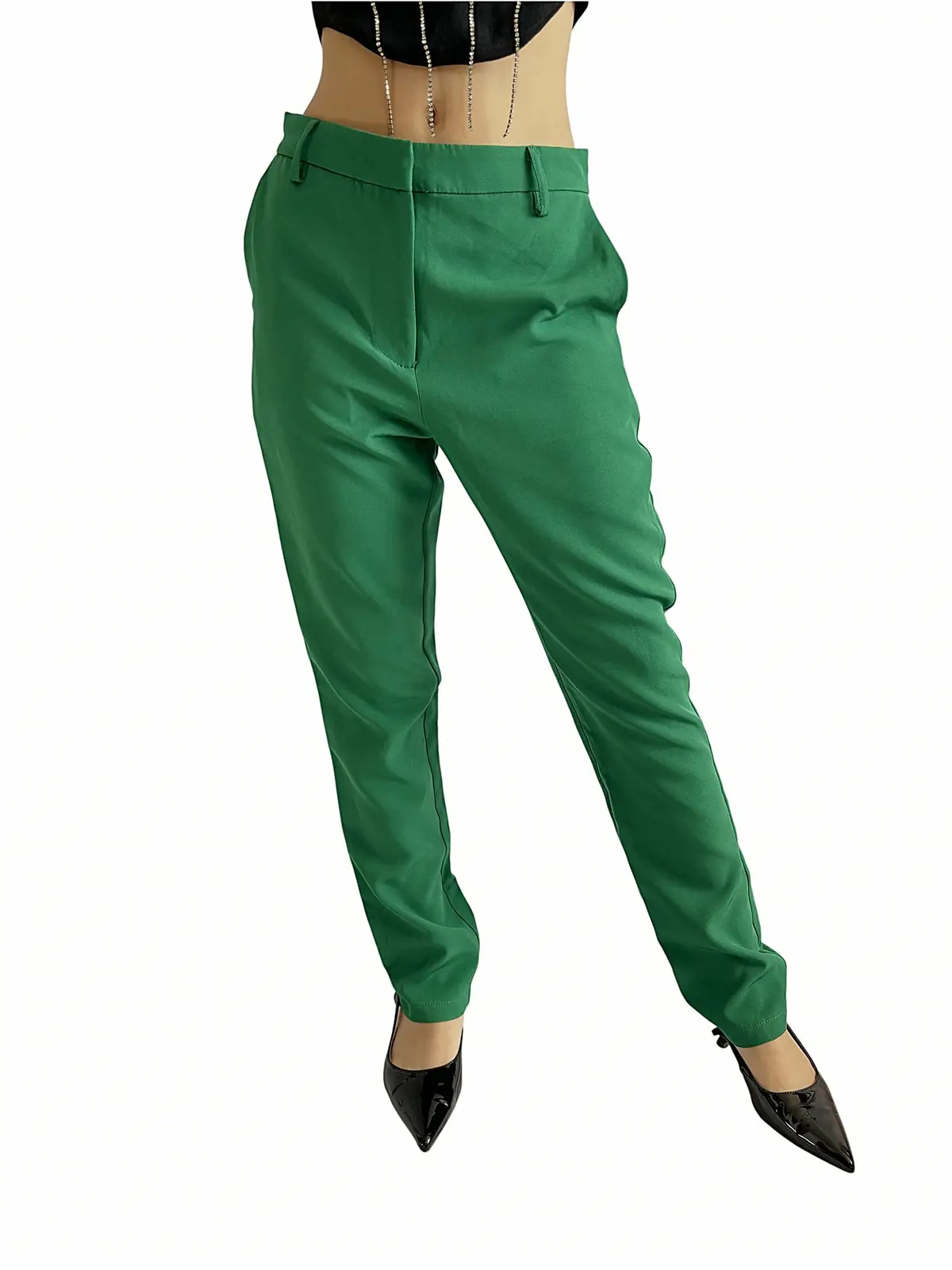 Pantalón Verde Tobillero