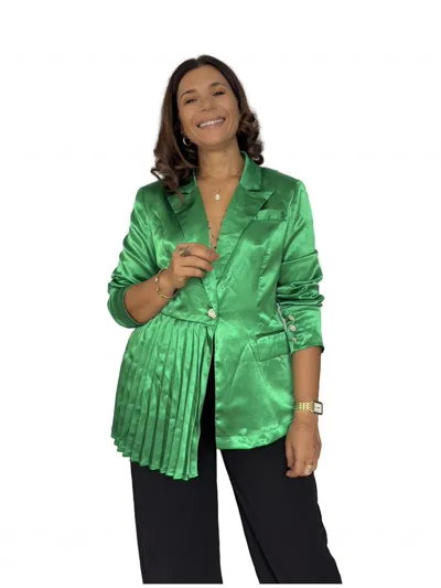 Blazer Verde Satinado