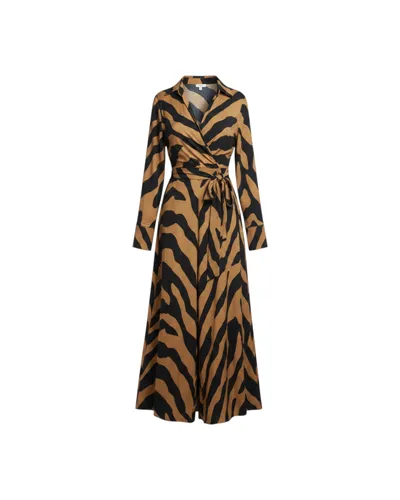 Vestido Cruzado Animal Print